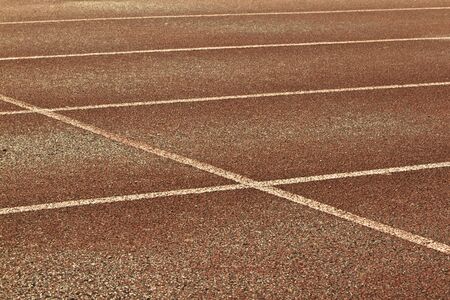 Running track on the stadium