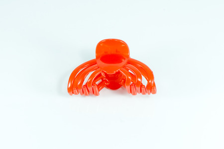 Hair clip isolated on a white background.の写真素材