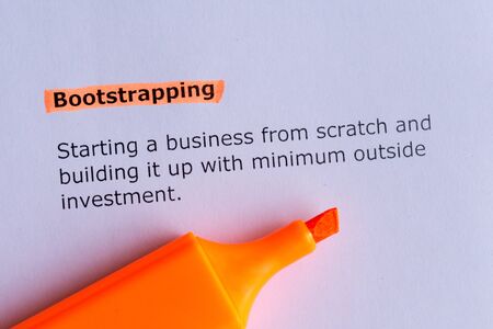 bootstrappingの写真素材