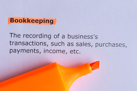 bookkeepingの写真素材