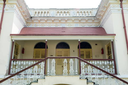 Natore, Bangladesh - September 29, 2015: Uttara Gano Bhaban also known as The Maharaja's Palace or Dighapatia Palace is a historic, formerly royal palace in Natore, Bangladesh. It was built by the Raja of Dighapatia. In the north bengal, it serves as an oのeditorial素材