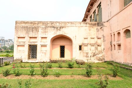 DHAKA, BANGLADESH - November 28, 2015: Visiting mausoleum of Bibipari in Lalbagh fort in Dhaka, Bangladesh.のeditorial素材