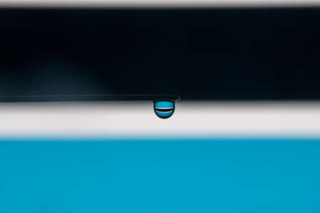 botswana colorful country flag in macro viewの写真素材