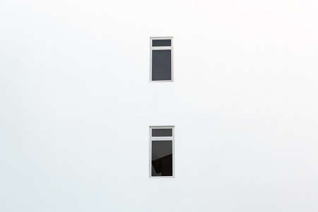 Office interior with meeting rooms panoramic windowsの写真素材