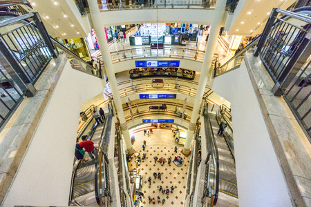 Kualalumpur, Malaysia - December 27, 2016: Shopping mall interior design at Kualalumpur, Malaysiaのeditorial素材