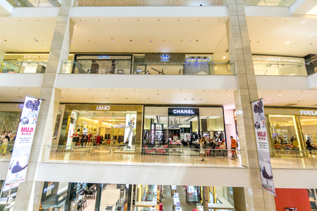 Kualalumpur, Malaysia - December 27, 2016: Shopping mall interior design at Kualalumpur, Malaysiaのeditorial素材