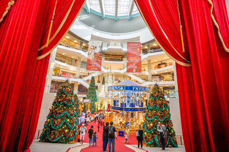 Kualalumpur, Malaysia - December 28, 2016: Shopping mall interior design at Kualalumpur, Malaysiaのeditorial素材