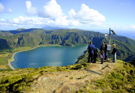 Lagoa do Fogo, San Miguelのeditorial素材