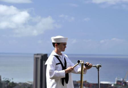 Concert in Punch Bowl Cemetery, Honoluluのeditorial素材