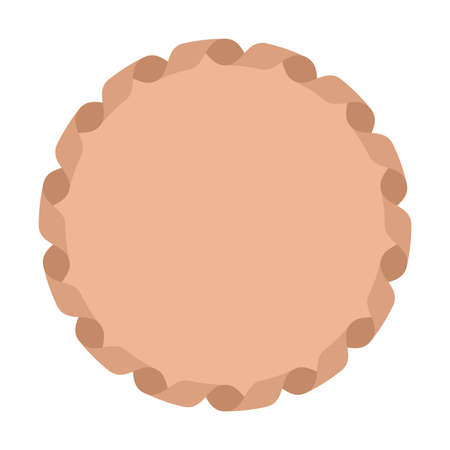 Bronze medal with spiral Ribbon Frame or Background. Design for third place, No.3, Finalist, Rank.のイラスト素材