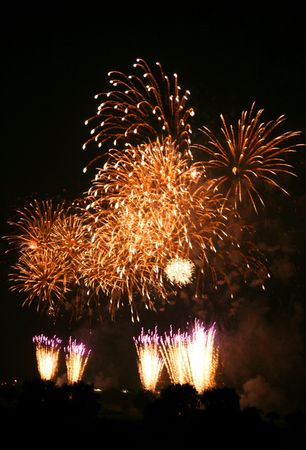 Fireworks in Japanの写真素材