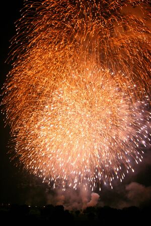 Fireworks in Japanの写真素材