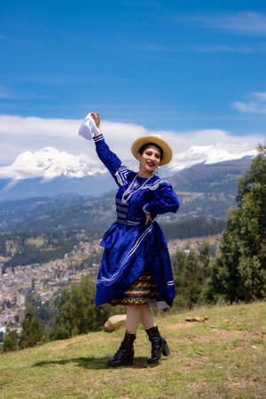 marinera huaracin, folk danceのeditorial素材