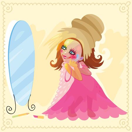 fashion girlのイラスト素材