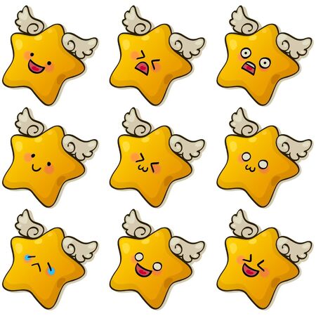 cute starsのイラスト素材