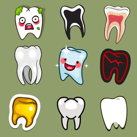 human teethのイラスト素材