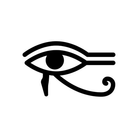 The Eye of Horus. Isolated Vector Illustrationのイラスト素材