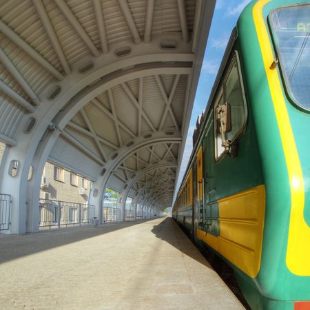 Train on the station
