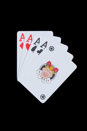 Four aces and jokerのeditorial素材