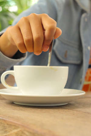 A cup of delicious coffee - Drinks Desserts.の写真素材