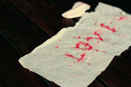paper word love or love to writeの写真素材