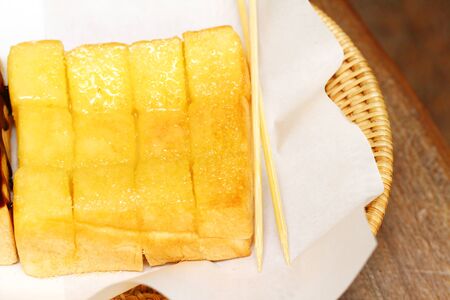 Toast with butter sugar