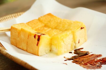 Toast with butter sugar