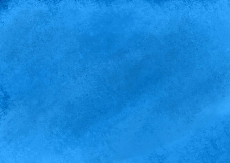 abstract blue background texture with grunge brush strokes and paint stainsの写真素材