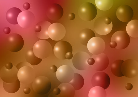 Abstract background with bokeh defocused lights. Digital illustration.の写真素材