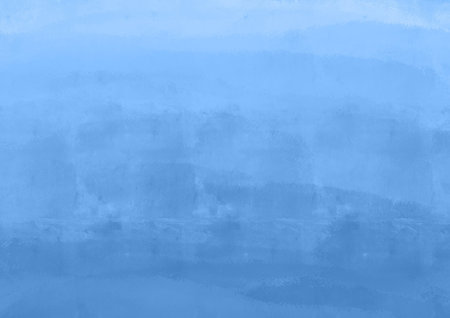 Abstract blue watercolor painted background texture with grunge brush strokes.の写真素材
