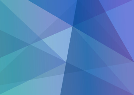 Seamless pattern with blue polka dots on dark blue backgroundの写真素材
