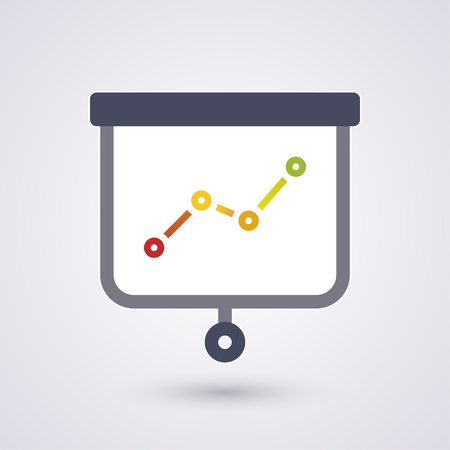 Statistic  Data analysis  Business and financial concept のイラスト素材