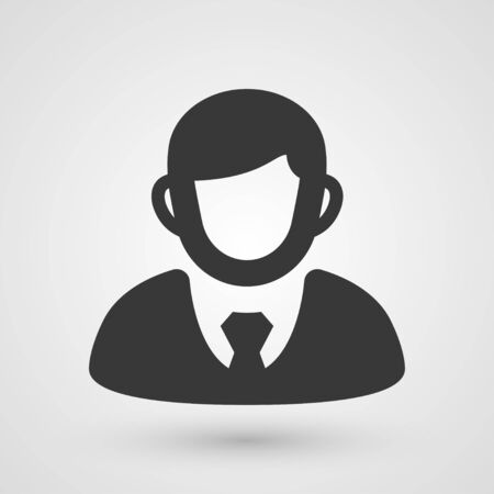 Black businessman icon. Symbol about business and finances concept.のイラスト素材