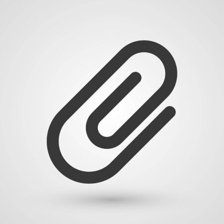 Black attached icon. Symbol about web concept.のイラスト素材
