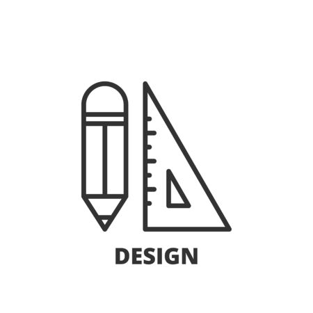 Thin line icon. Flat symbol about business. Designのイラスト素材
