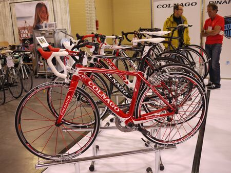 Toronto, Canada, March 4, 2011, Bicycle exhibitionのeditorial素材