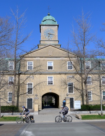 Toronto, Canada, April 8, 2011, University of Toronto student residence buildingのeditorial素材