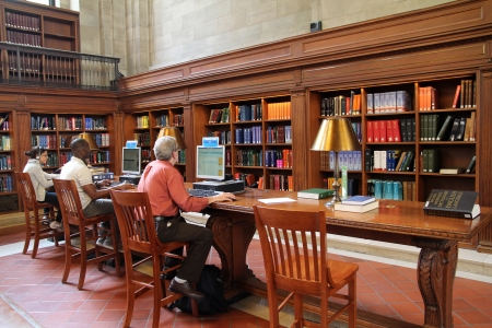 New York, June 2012, reading room of the Main Branch of the New York Public Library