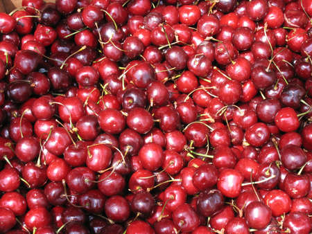 bin of cherries