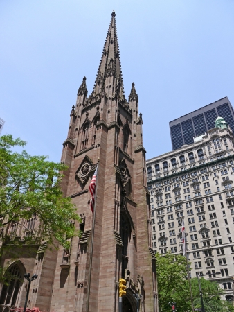 Trinity Church, Wall Street, Manhattan, 2011のeditorial素材