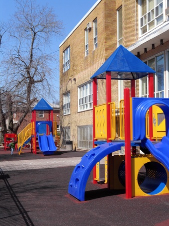 school playground, Toronto, 2008のeditorial素材