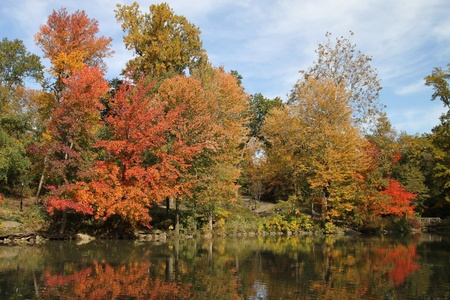 New York Central Park in autumn, 2009のeditorial素材