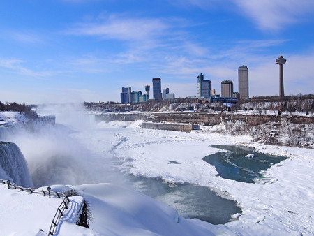 Niagara Falls in winter, Feb  2014のeditorial素材