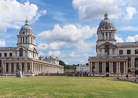 London, Greenwich, Royal Naval College, July 2013のeditorial素材