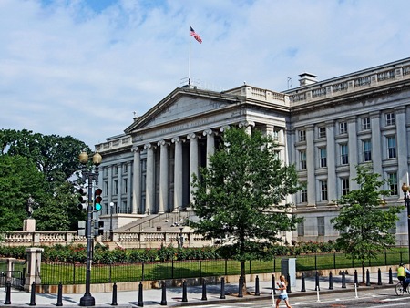 United States Treasury, Washington, 2014のeditorial素材