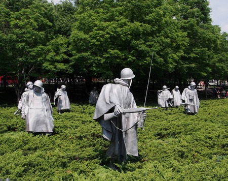 Korean War Memorial, Washington, 2014のeditorial素材
