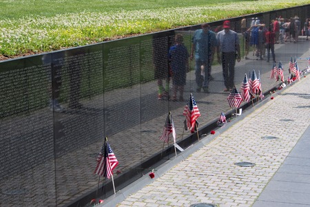 Viet Nam War Memorial, Washington, 2014のeditorial素材