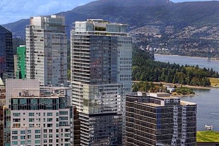 Vancouver downtown skyline, 2015のeditorial素材