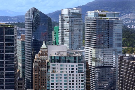 Vancouver downtown skyline, 2015のeditorial素材