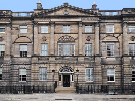Bute House, Charlotte Square, Edinburgh, official residence of the First Minister of Scotlandのeditorial素材